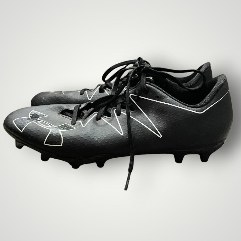 Under Armour Nitro Low MC Football Cleats Mens 10 Black Athletic Shoes Gridiron
